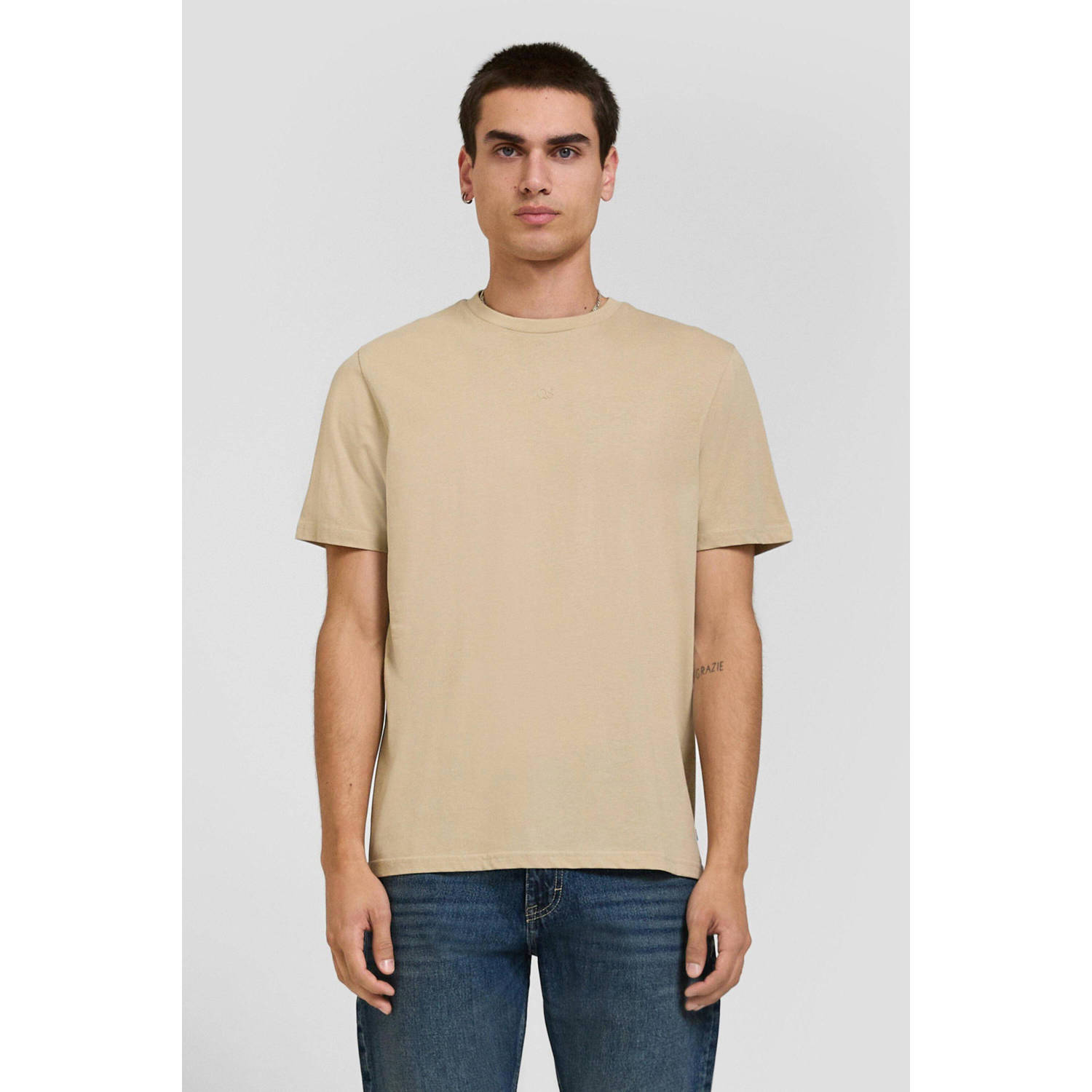 Q S by s.Oliver T-shirt beige