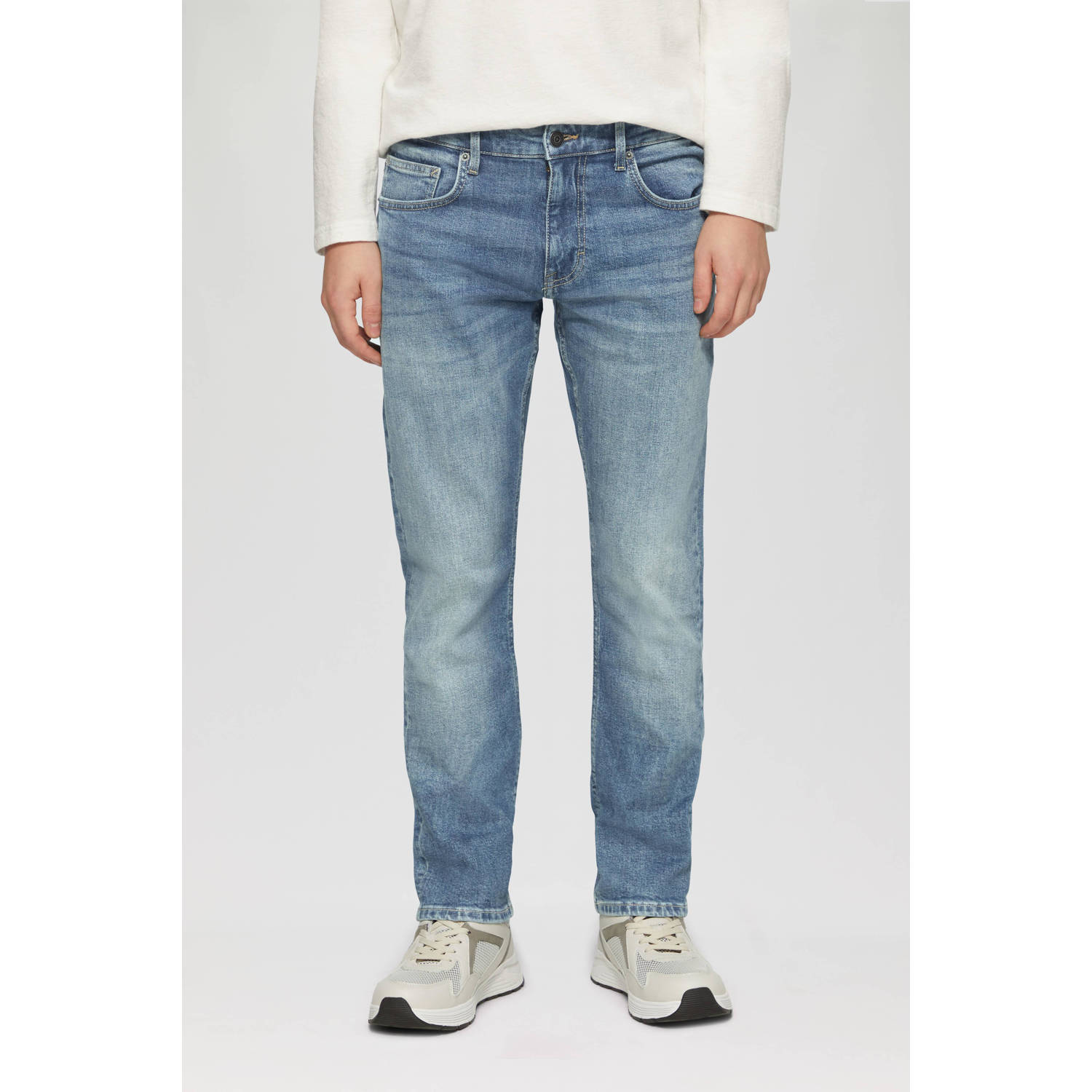 Q S by s.Oliver slim fit jeans light blue denim