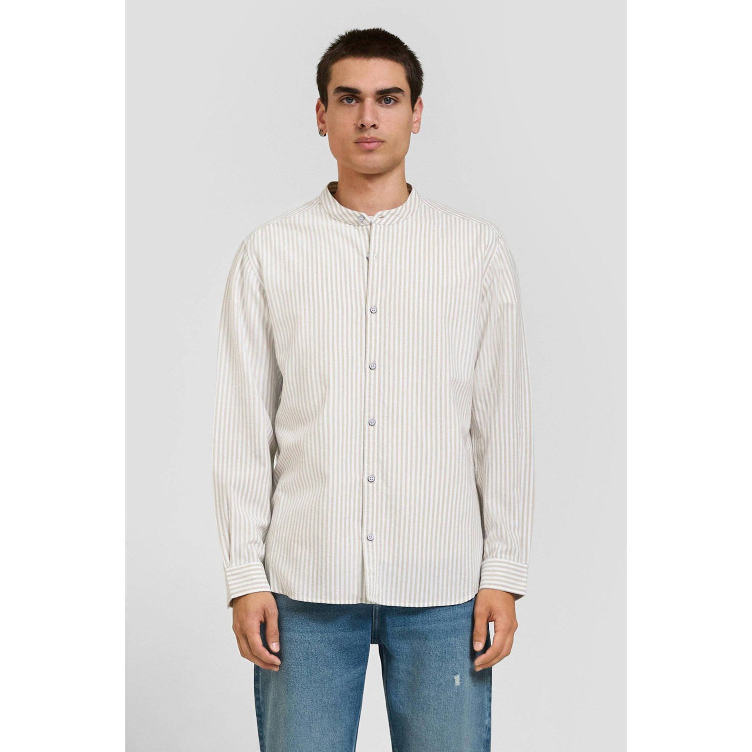 Q S by s.Oliver casual overhemd beige