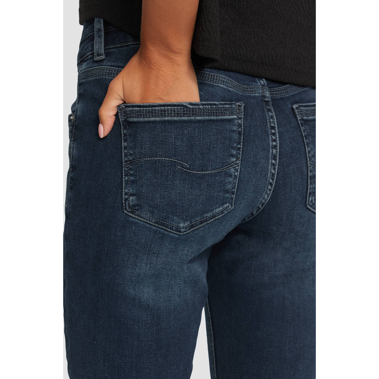 Q S by s.Oliver slim fit jeans dark blue denim