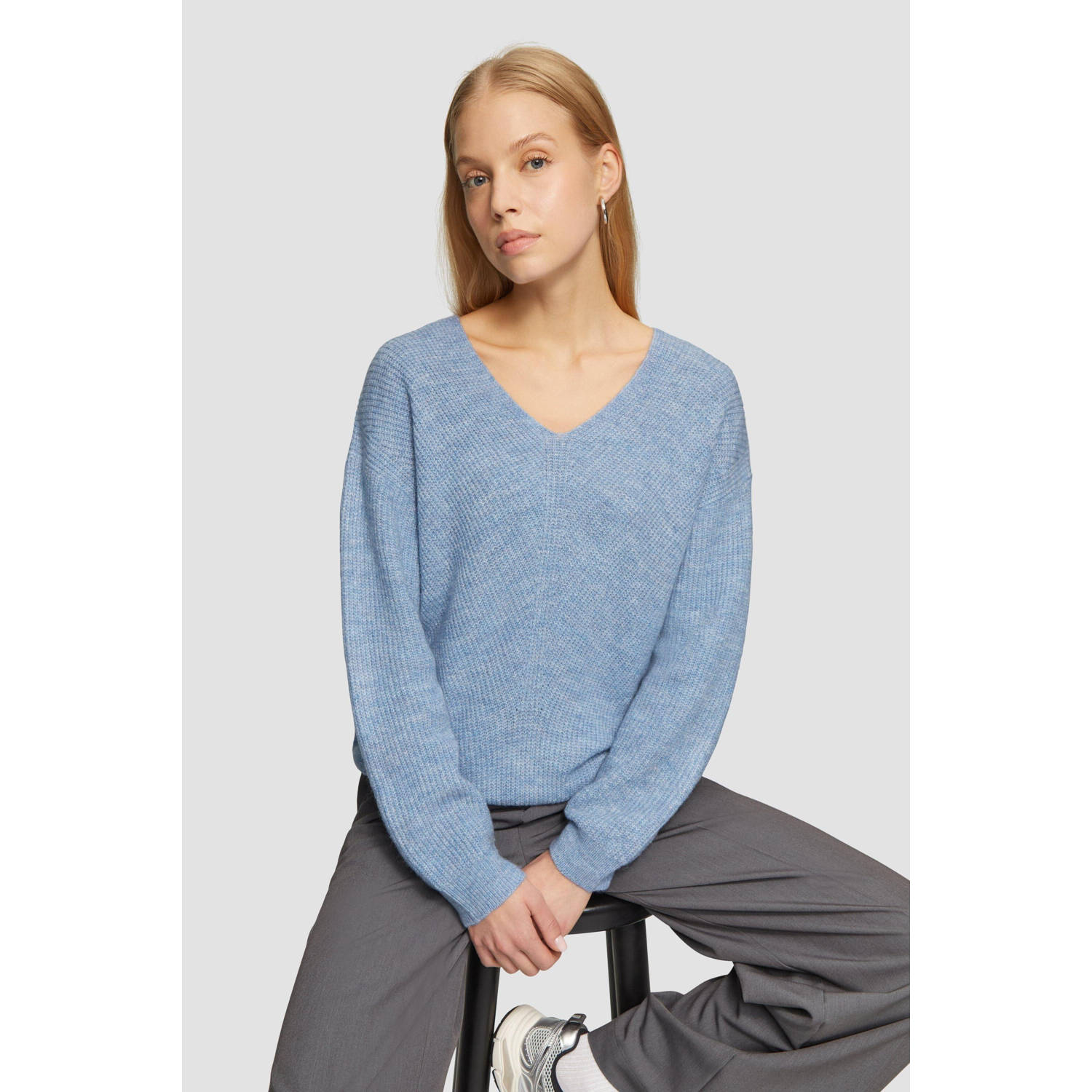 Q S by s.Oliver trui blauw