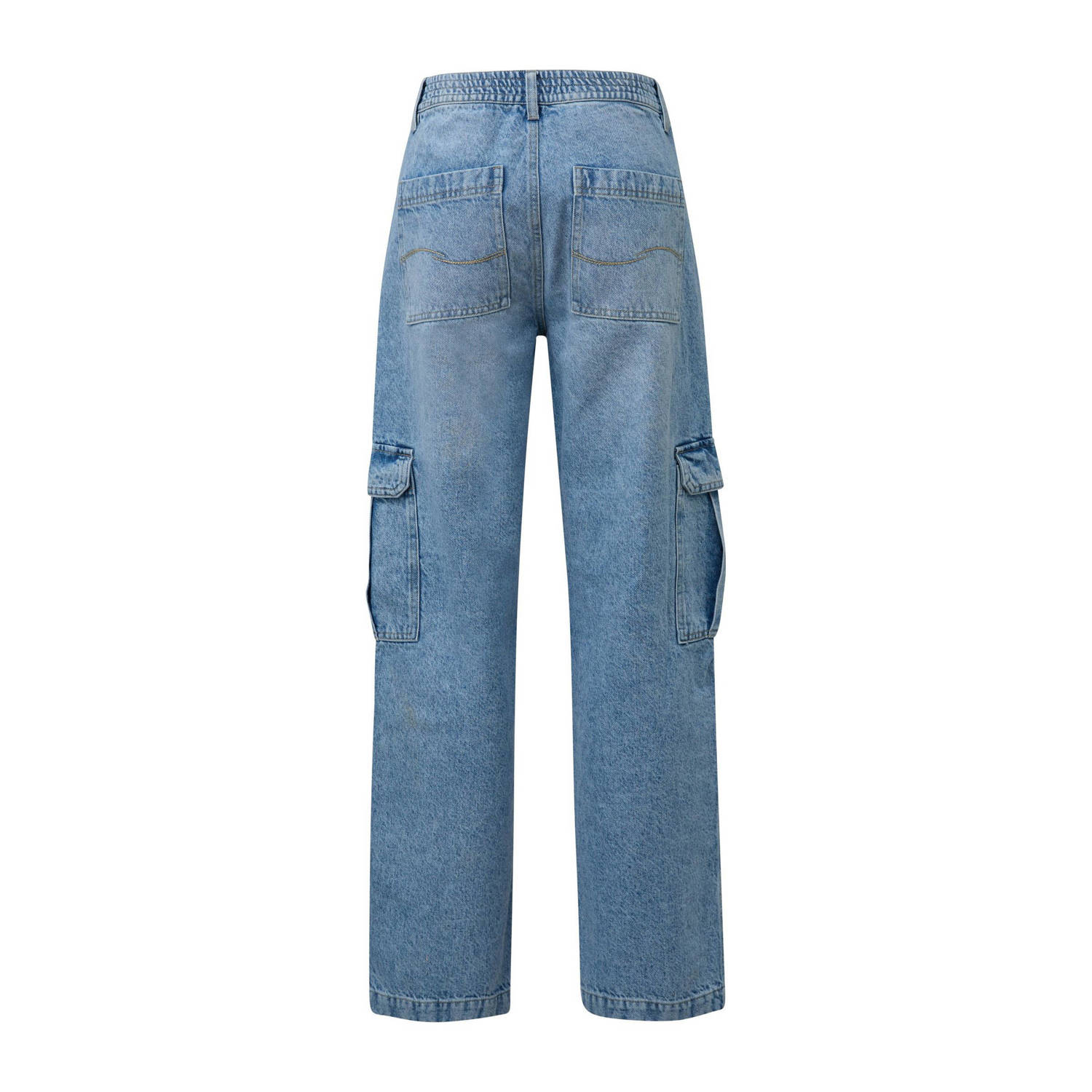 Q S by s.Oliver high waist blauw
