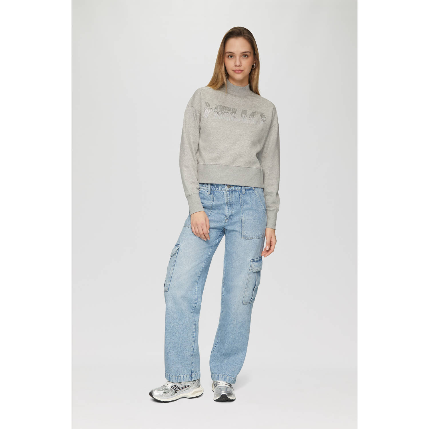 Q S by s.Oliver high waist blauw