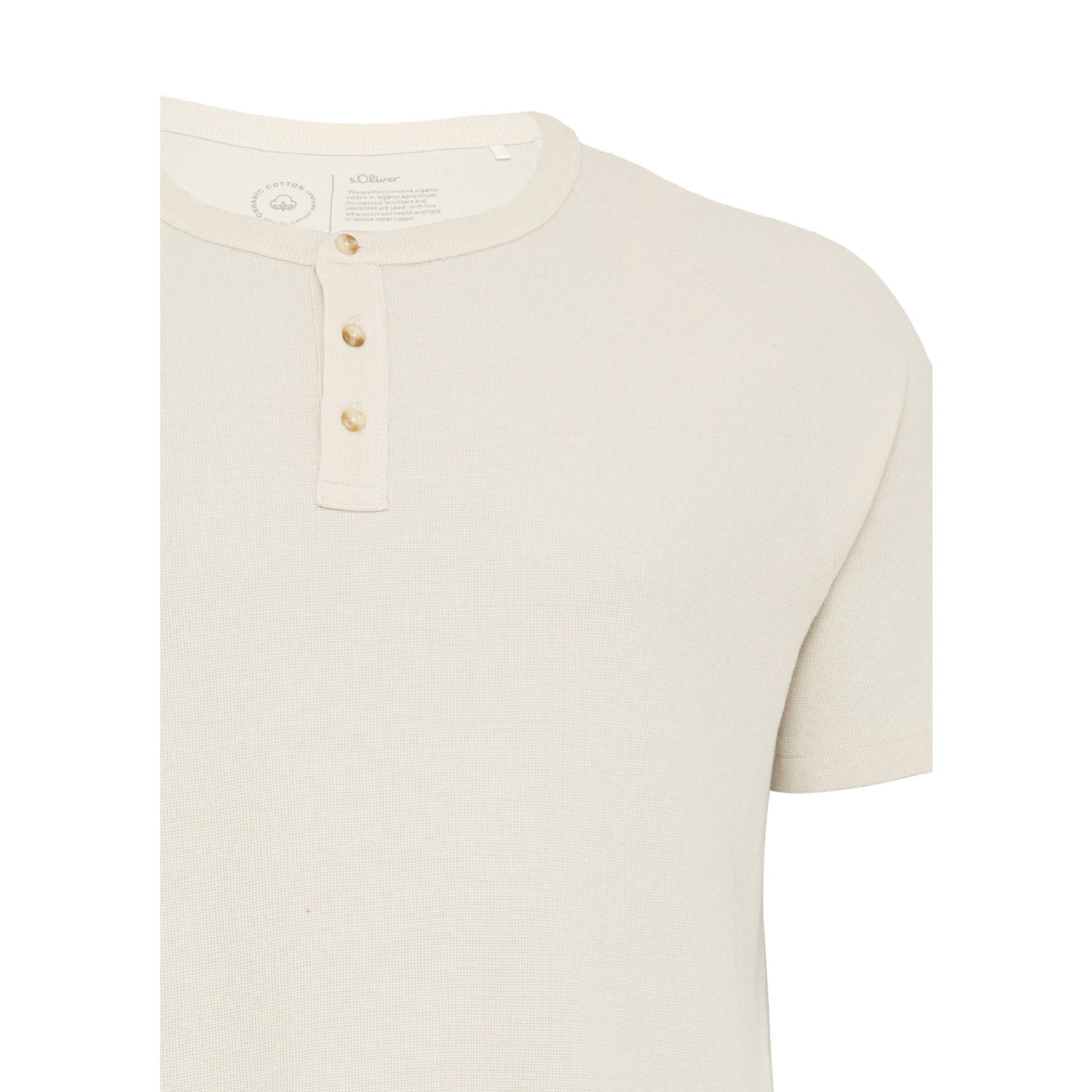 s.Oliver Big Size T-shirt ecru