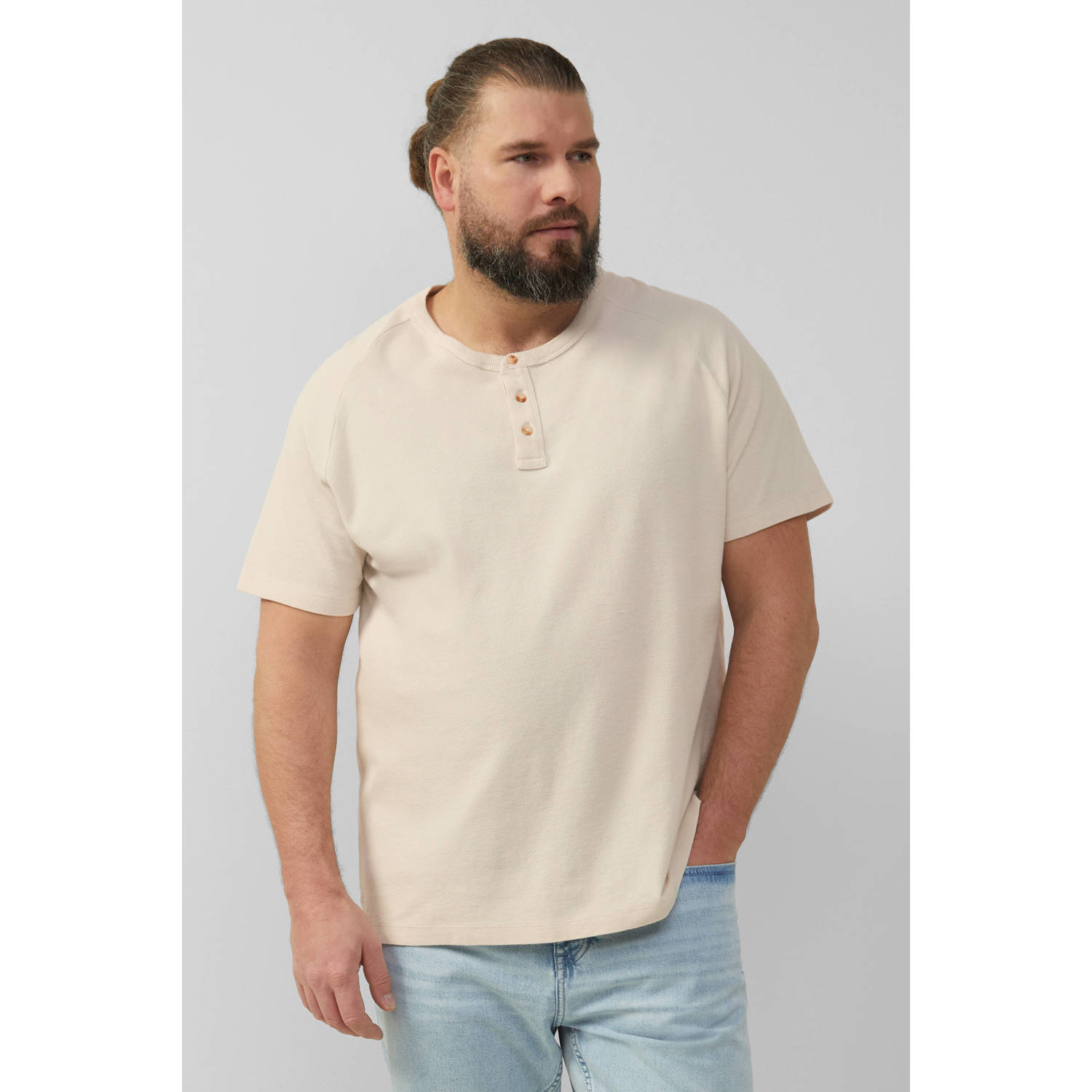 S.Oliver Big Size T-shirt ecru