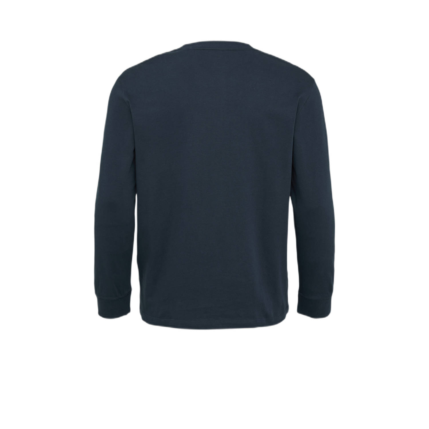 s.Oliver Big Size longsleeve donkerblauw