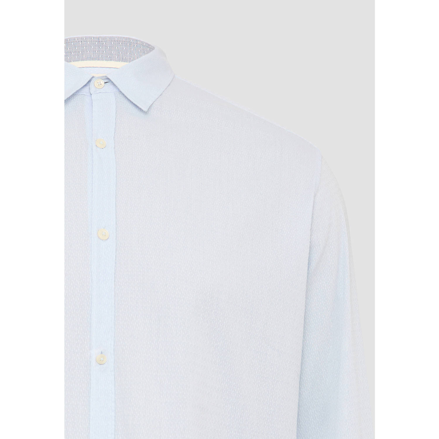 s.Oliver Big Size casual overhemd lichtblauw