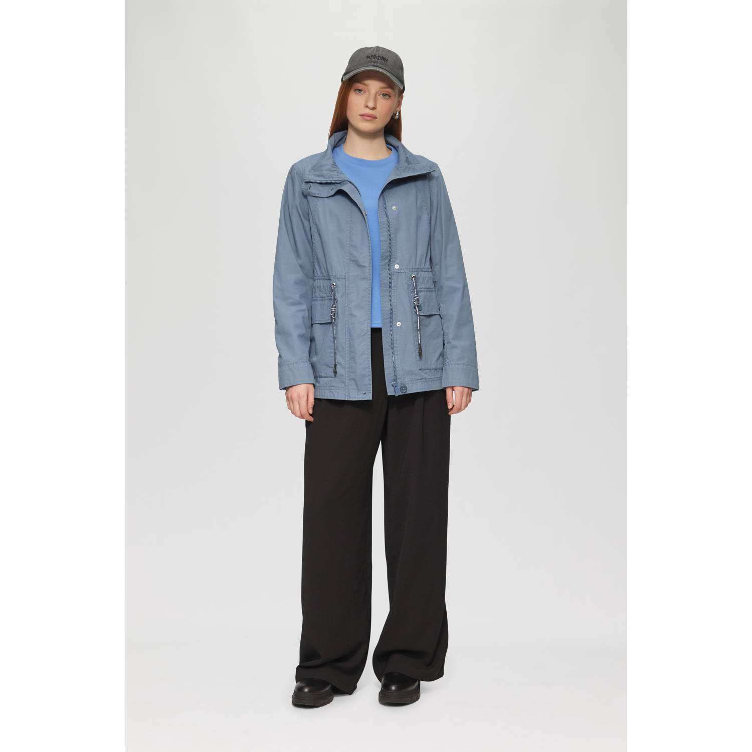 Q S by s.Oliver tussenjas blauw