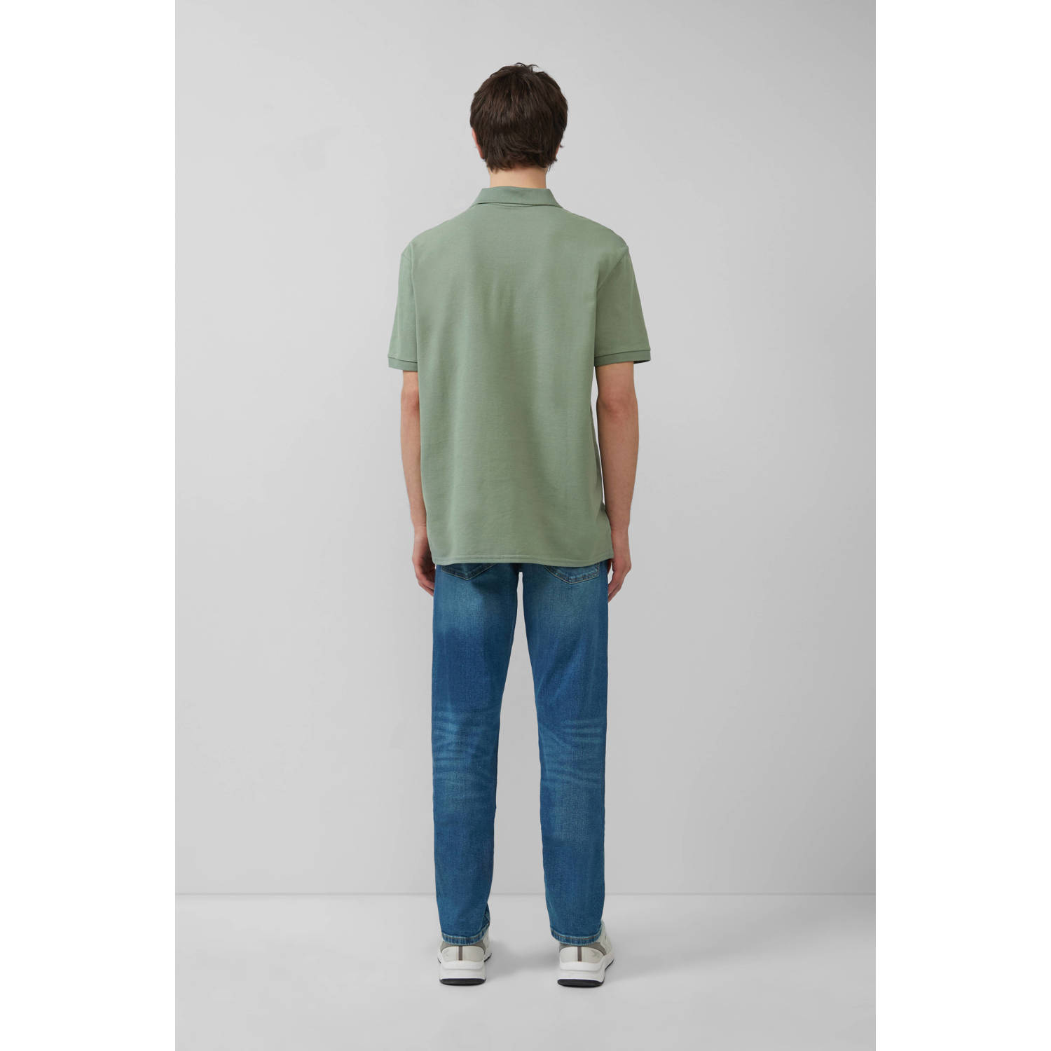 Q S by s.Oliver regular polo lichtgroen