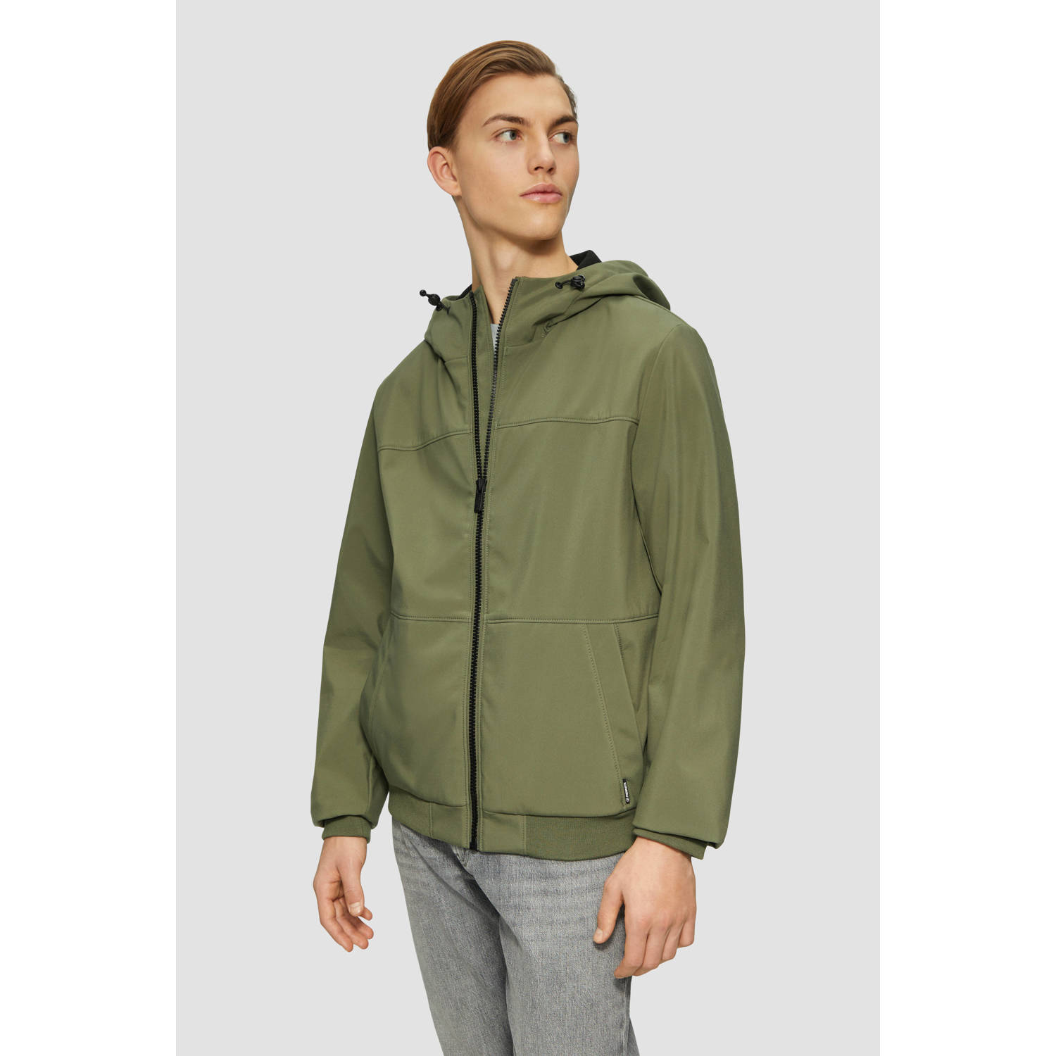 Q S by s.Oliver softshell jas groen