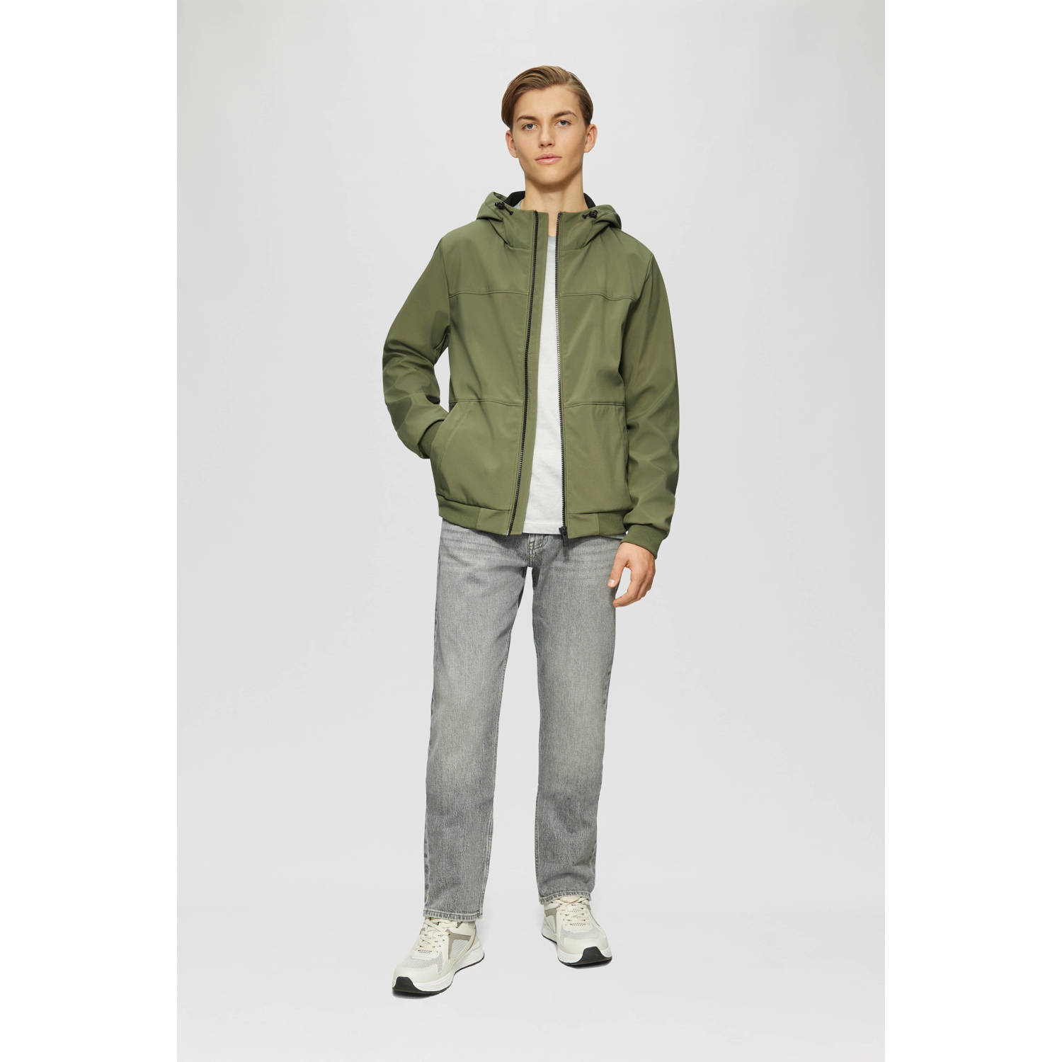 Q S by s.Oliver softshell jas groen