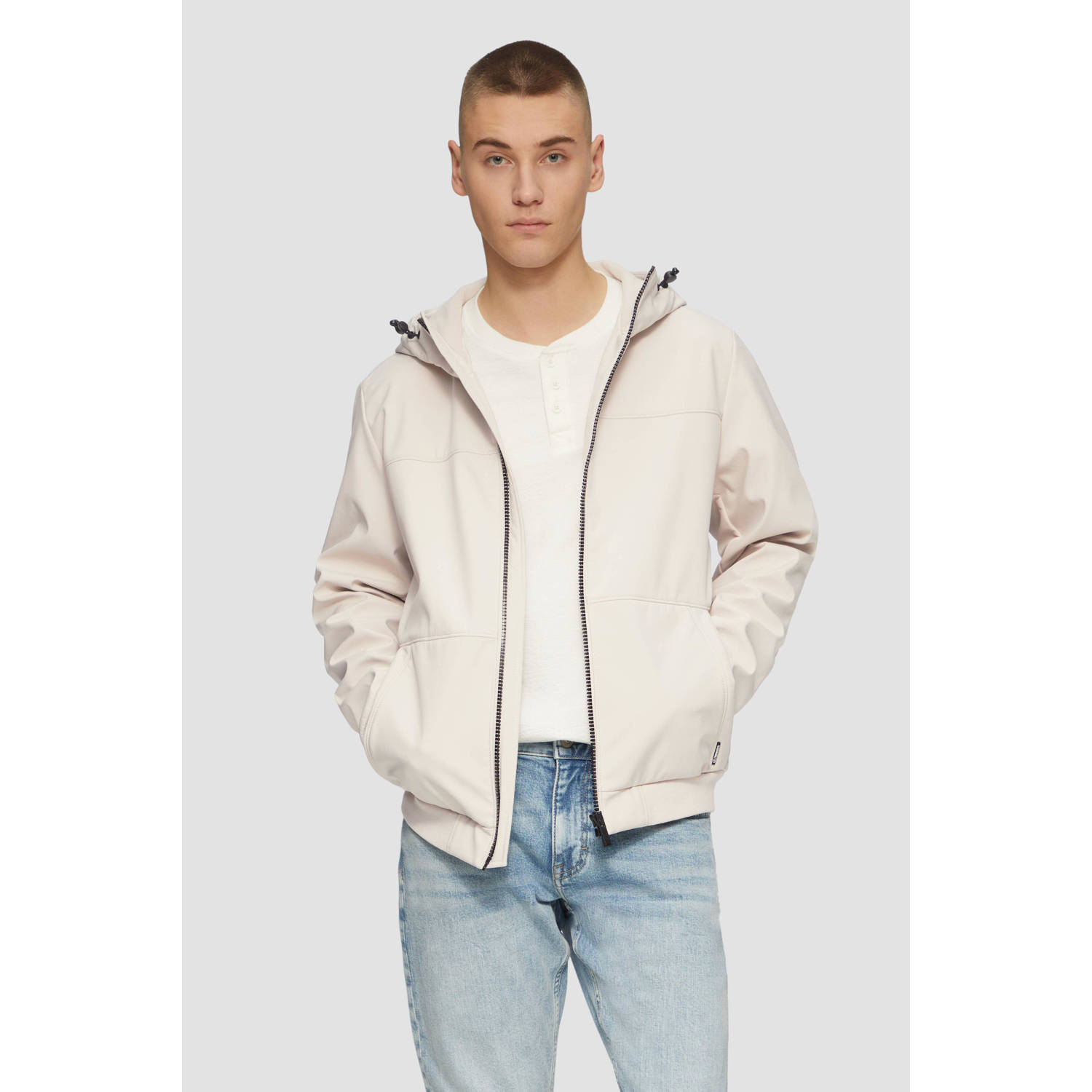 Q S by s.Oliver softshell jas ecru