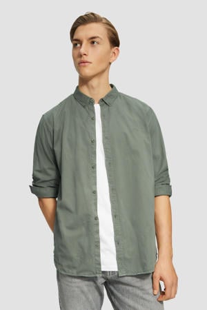 casual overhemd groen