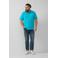 s.Oliver Big Size regular polo turquoise
