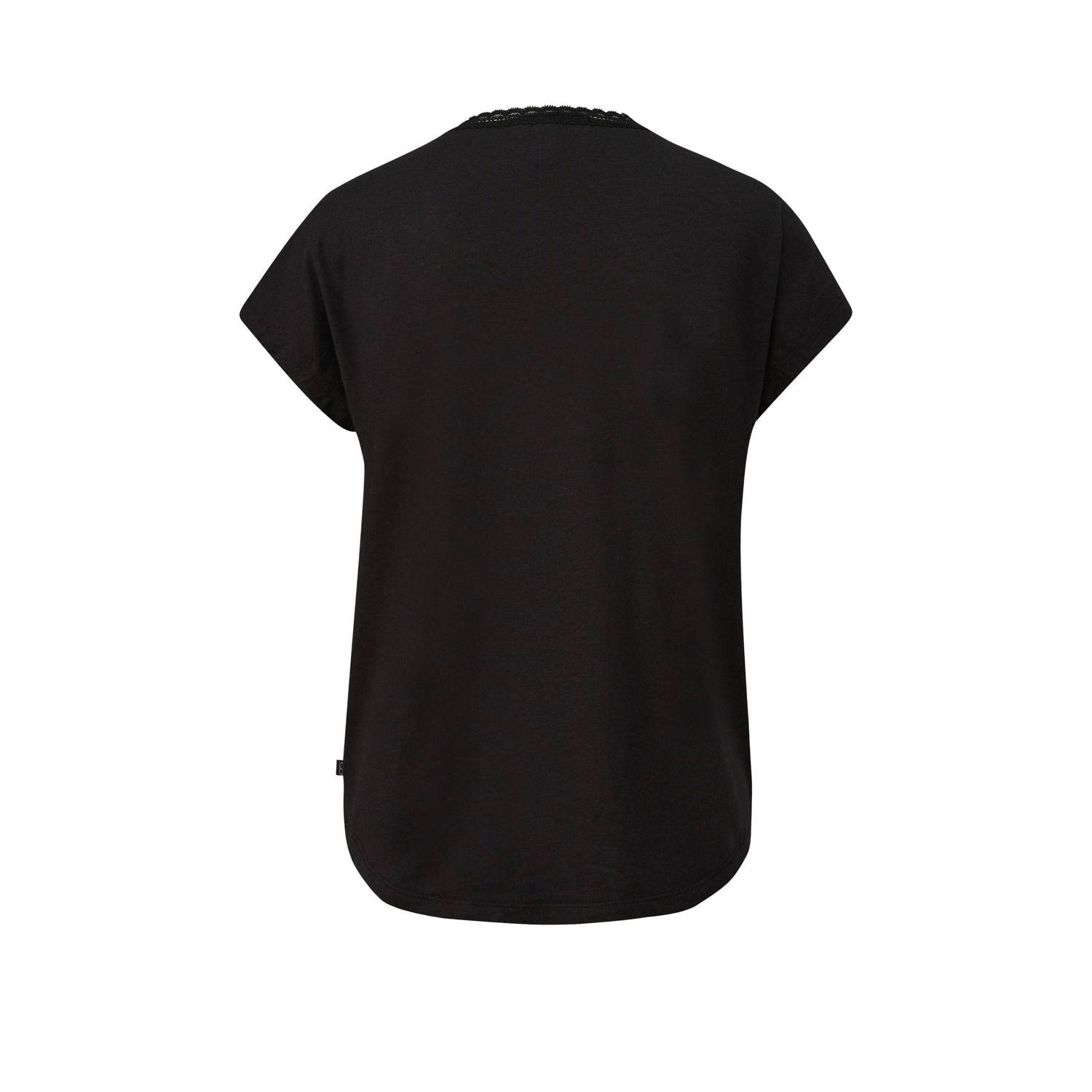 Q S by s.Oliver top zwart