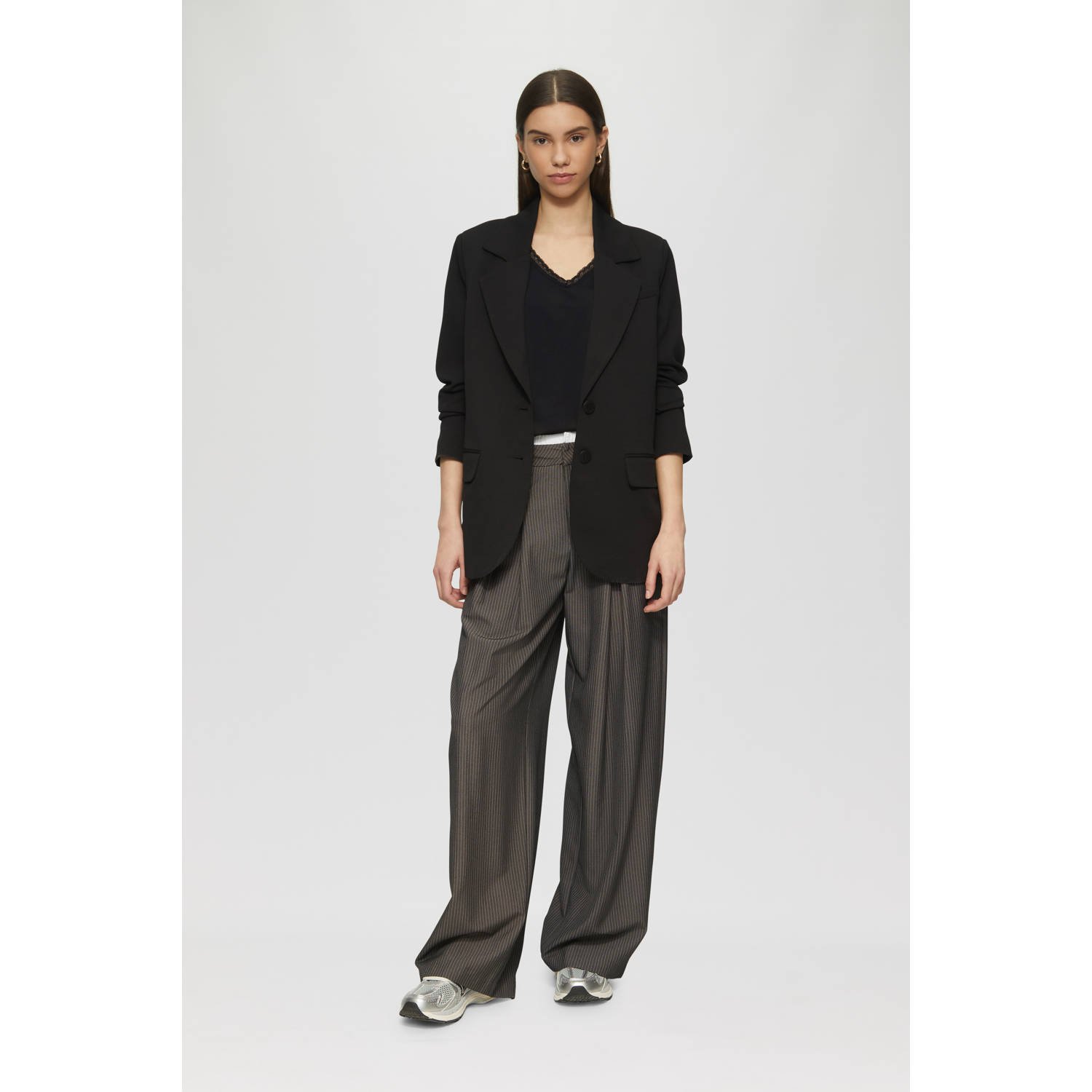 Q S by s.Oliver top zwart