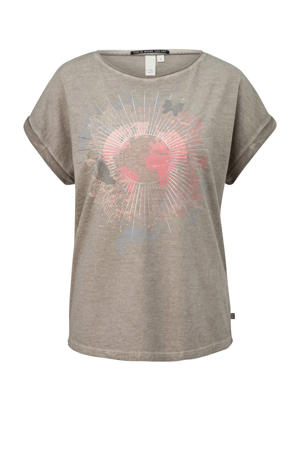 T-shirt taupe