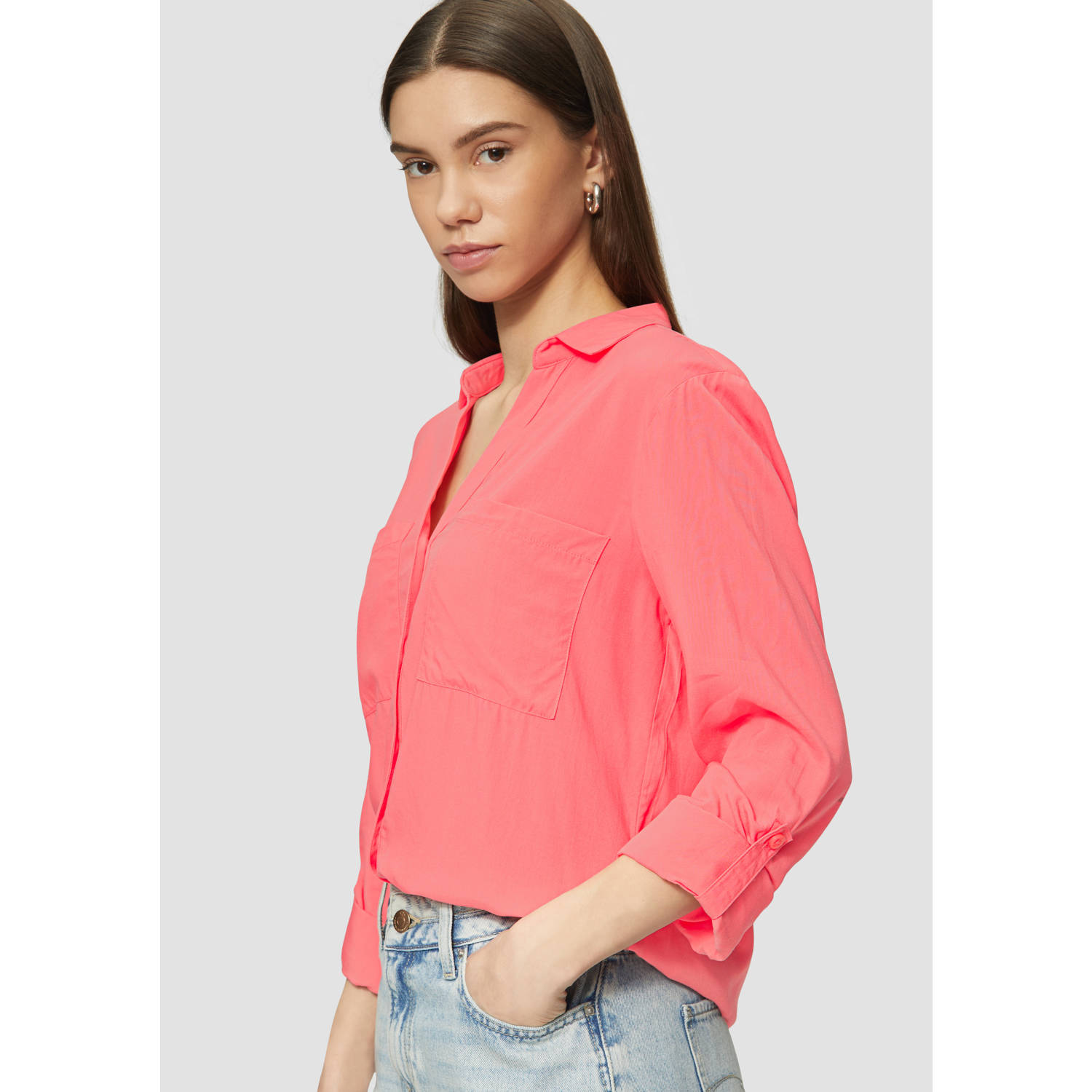 Q S by s.Oliver blouse roze