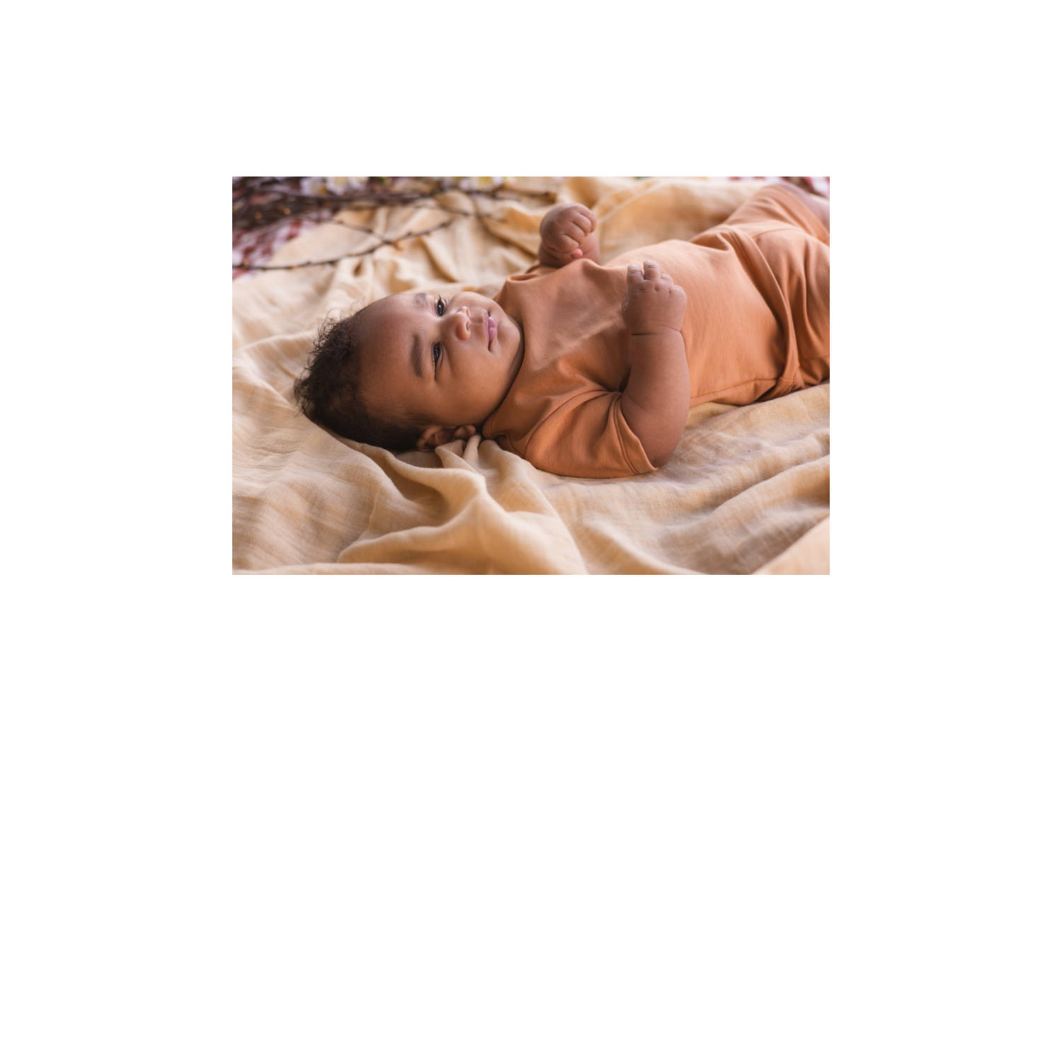 Quapi Newborn T-shirt bruin