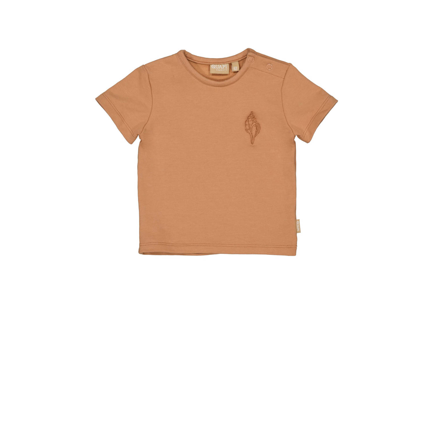 Quapi Newborn T-shirt bruin