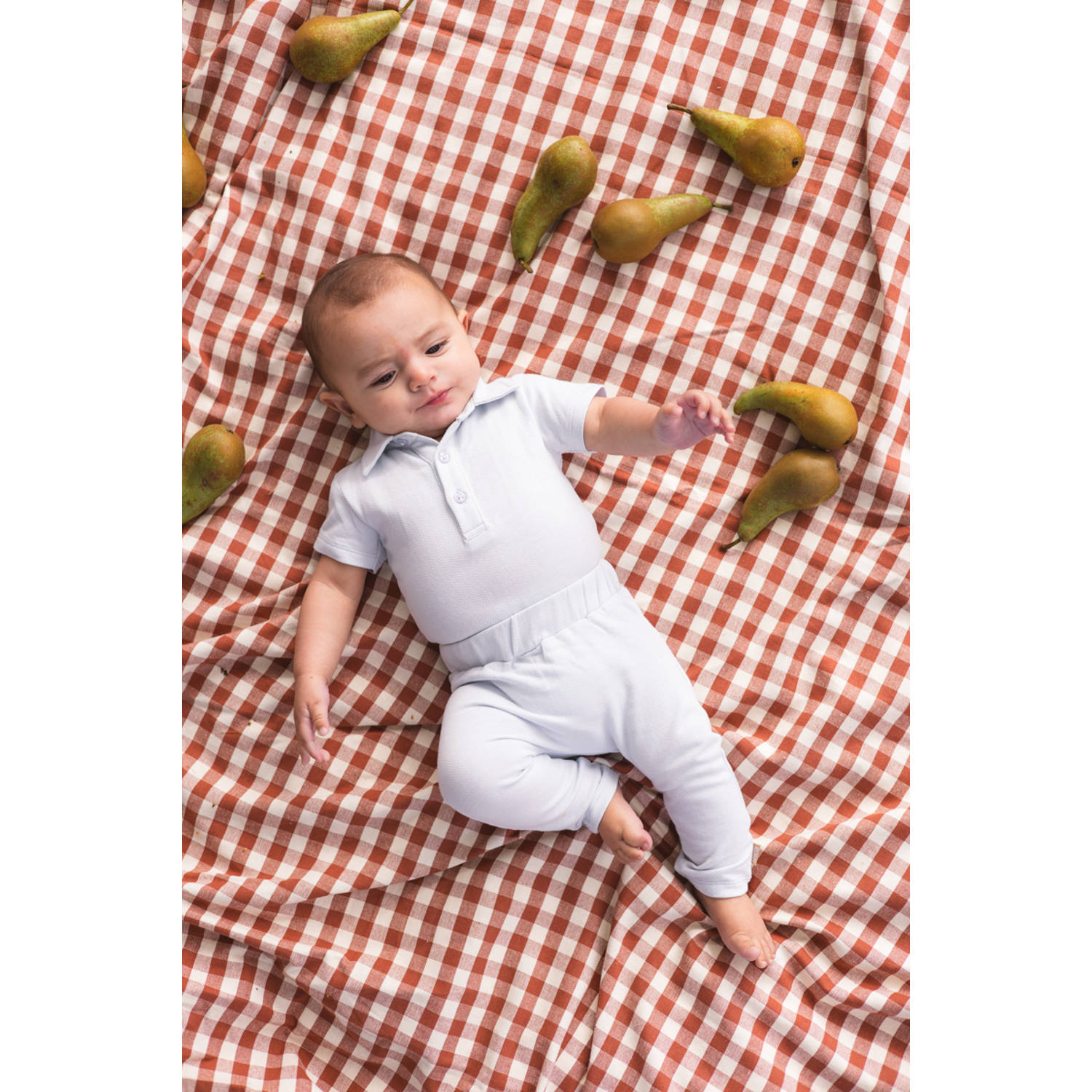 Quapi Newborn regular babybroek lichtblauw