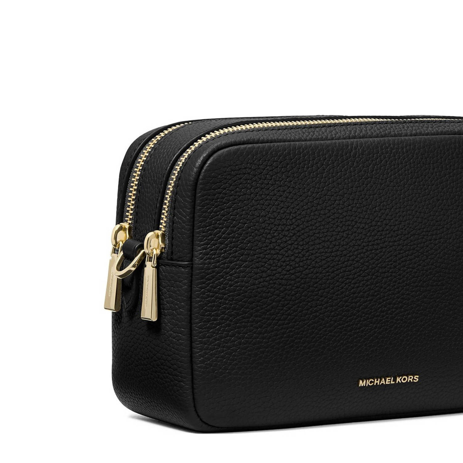 Michael Kors leren crossbody tas Bryant zwart