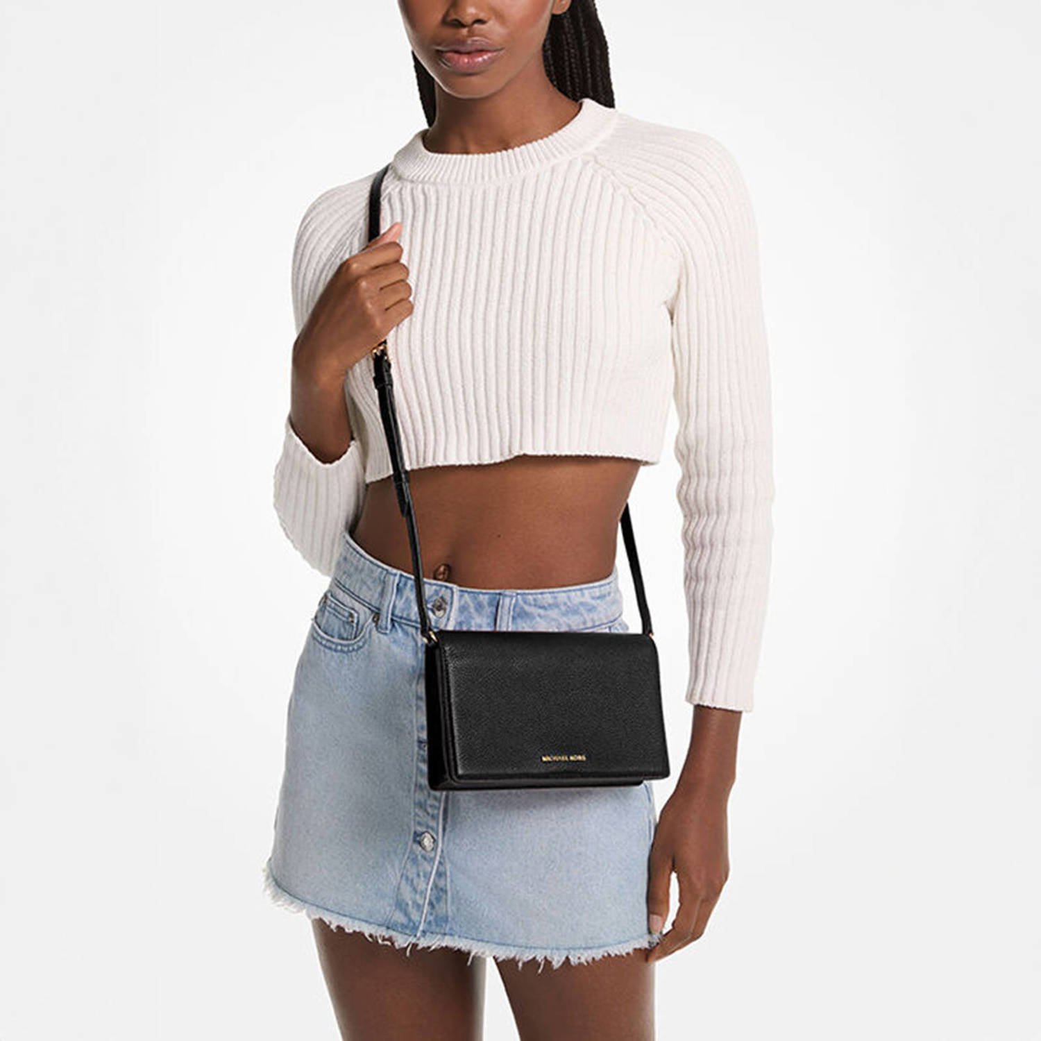 Michael Kors Stijlvolle Schoudertassen voor Dagelijks Gebruik Black Dames