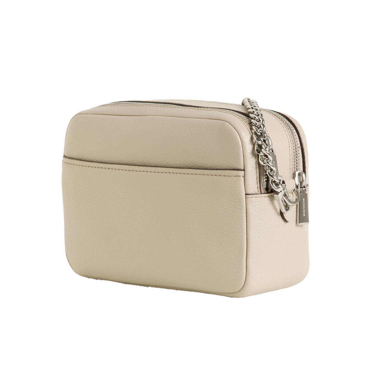 Michael Kors leren crossbody tas Bryant beige