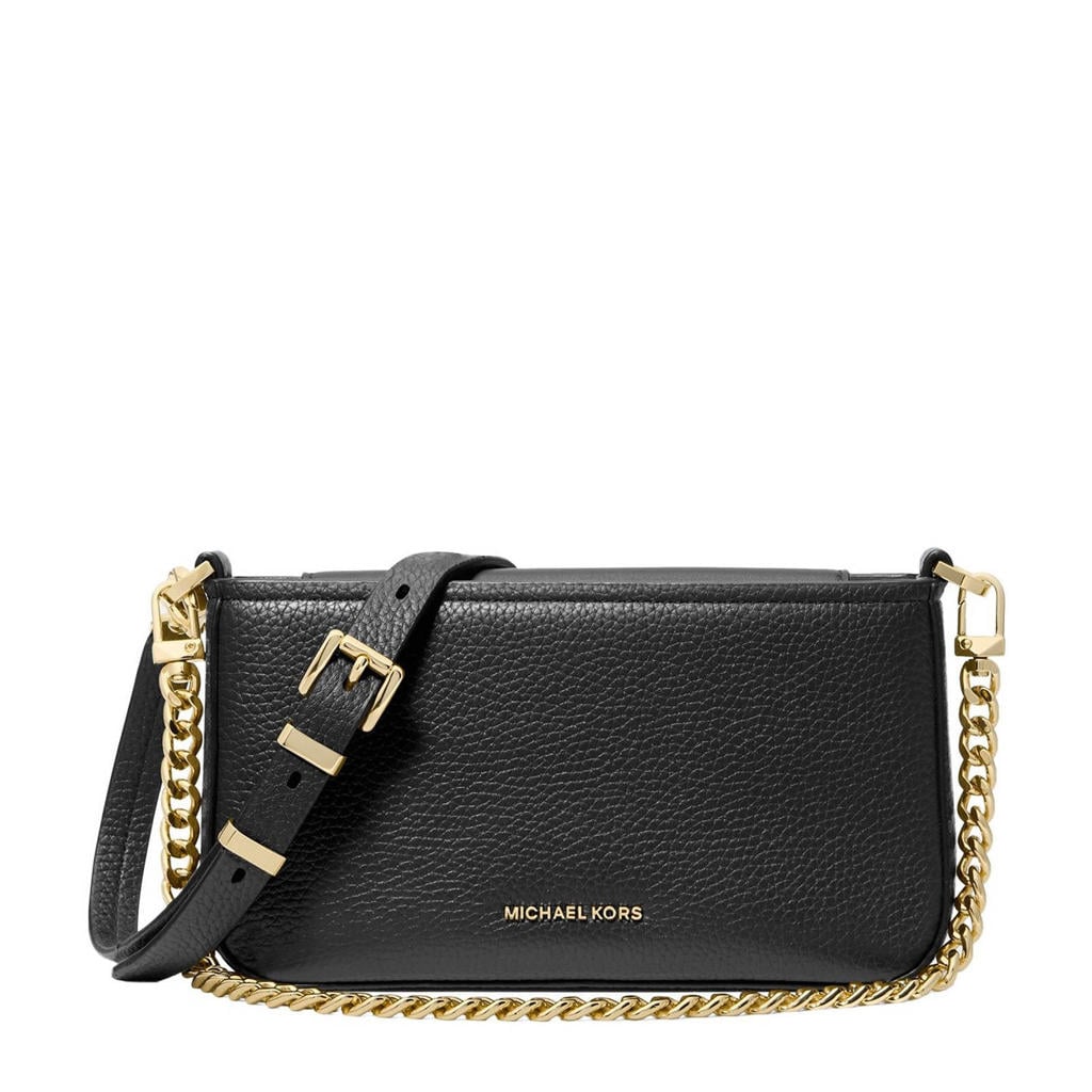 Michael Kors leren crossbody tas Bryant zwart