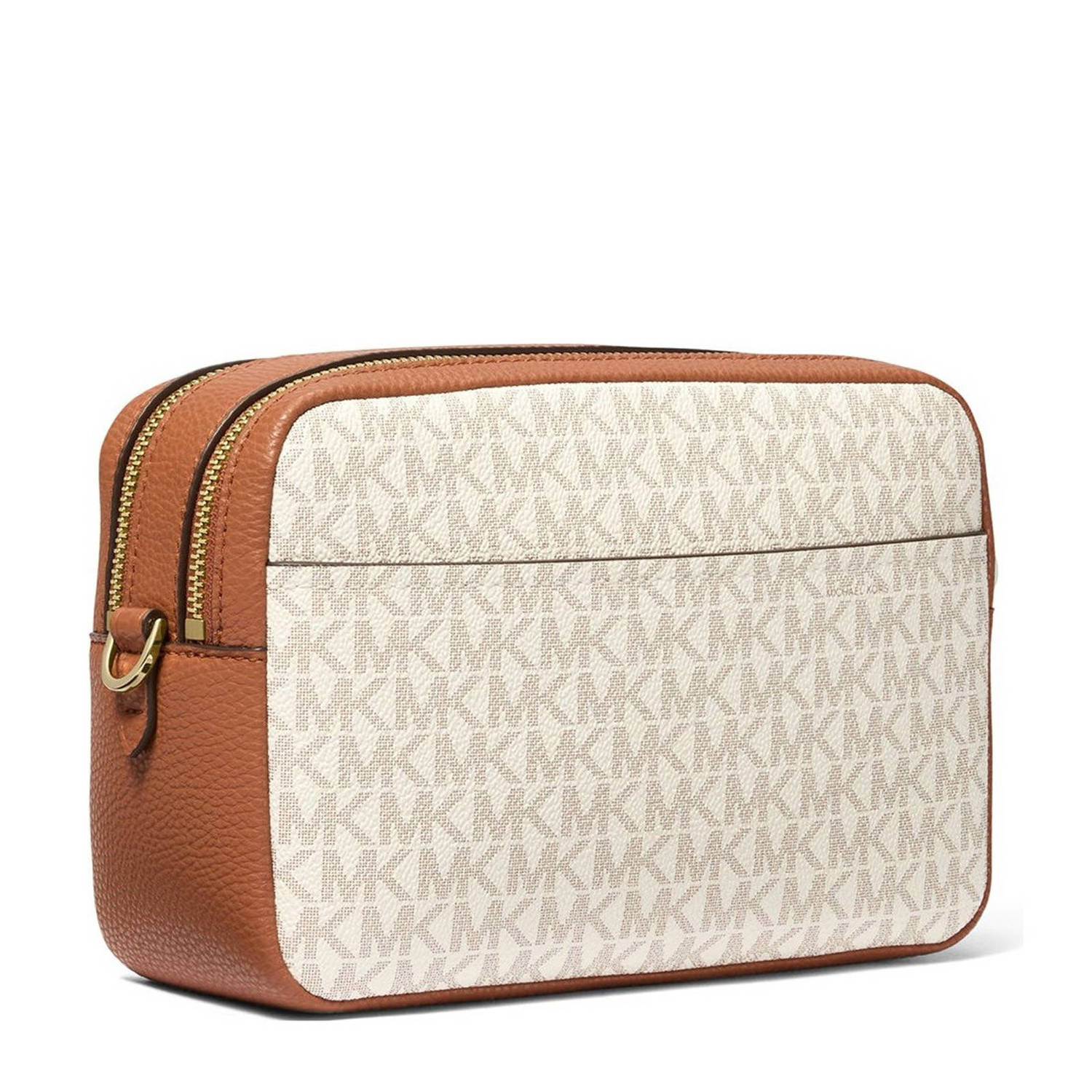 Michael Kors crossbody tas Bryant met logoprint ecru