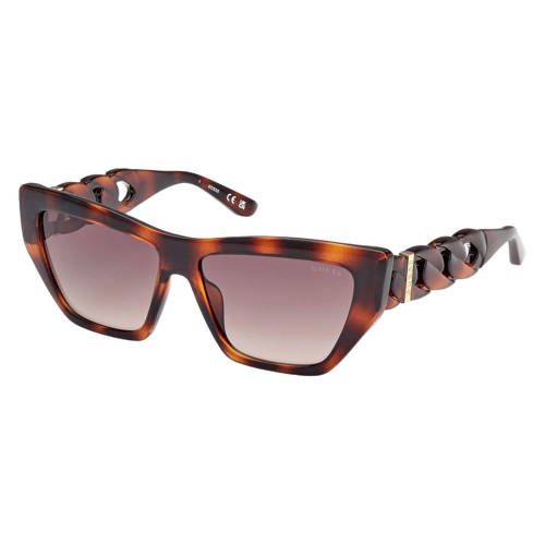GUESS zonnebril met tortoise print GU00111 bruin afbeelding