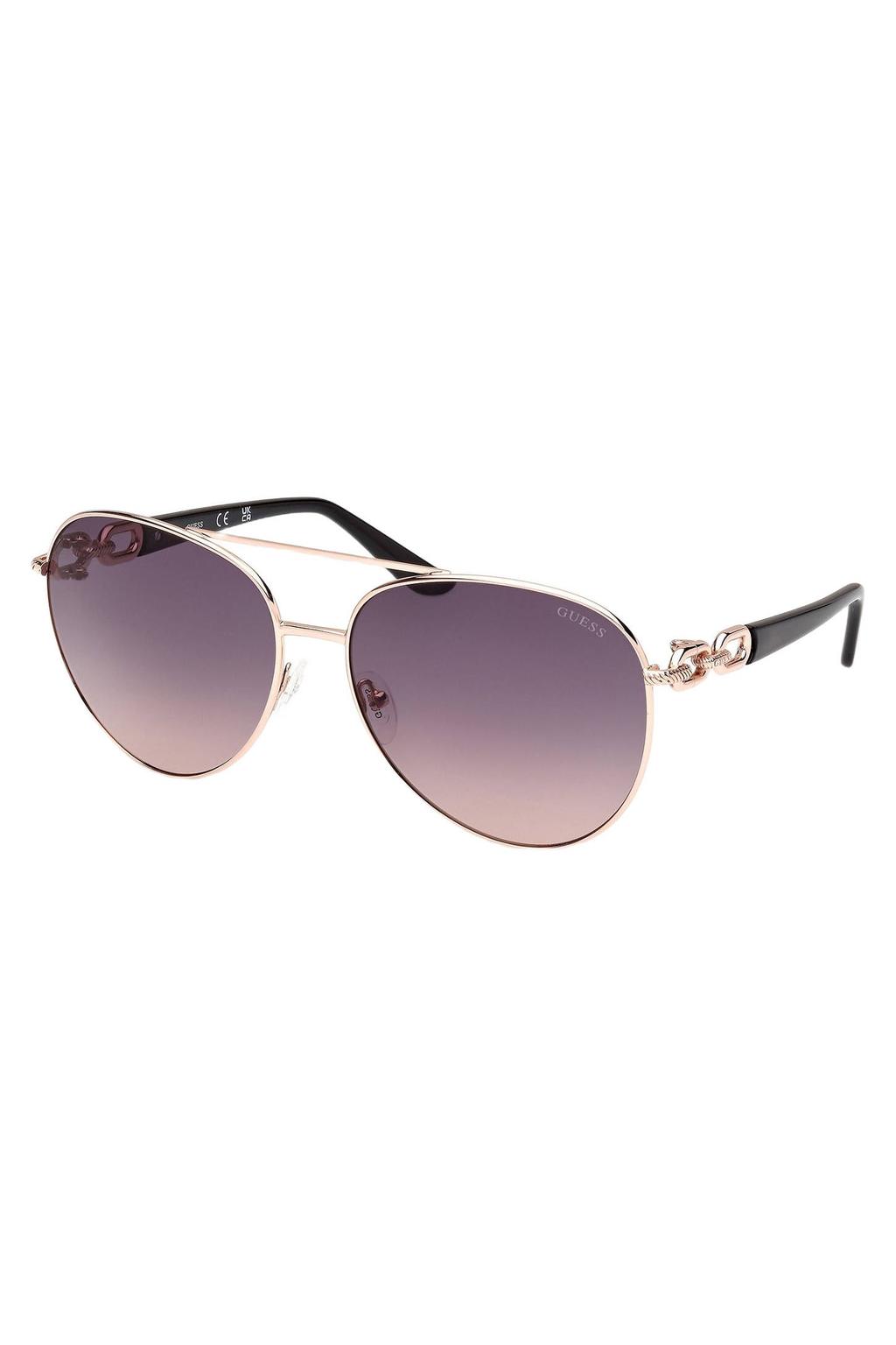 GUESS zonnebril GU00158 rosé goudkleurig