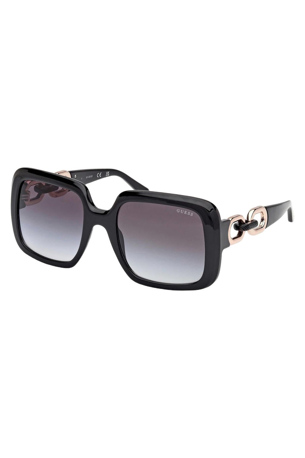 Guess zonnebril – dames – pilotenbril – goudkleurig – model: GF0344/S Guess zonnebril – dames – pilotenbril – goudkleurig – model: GF0344/S