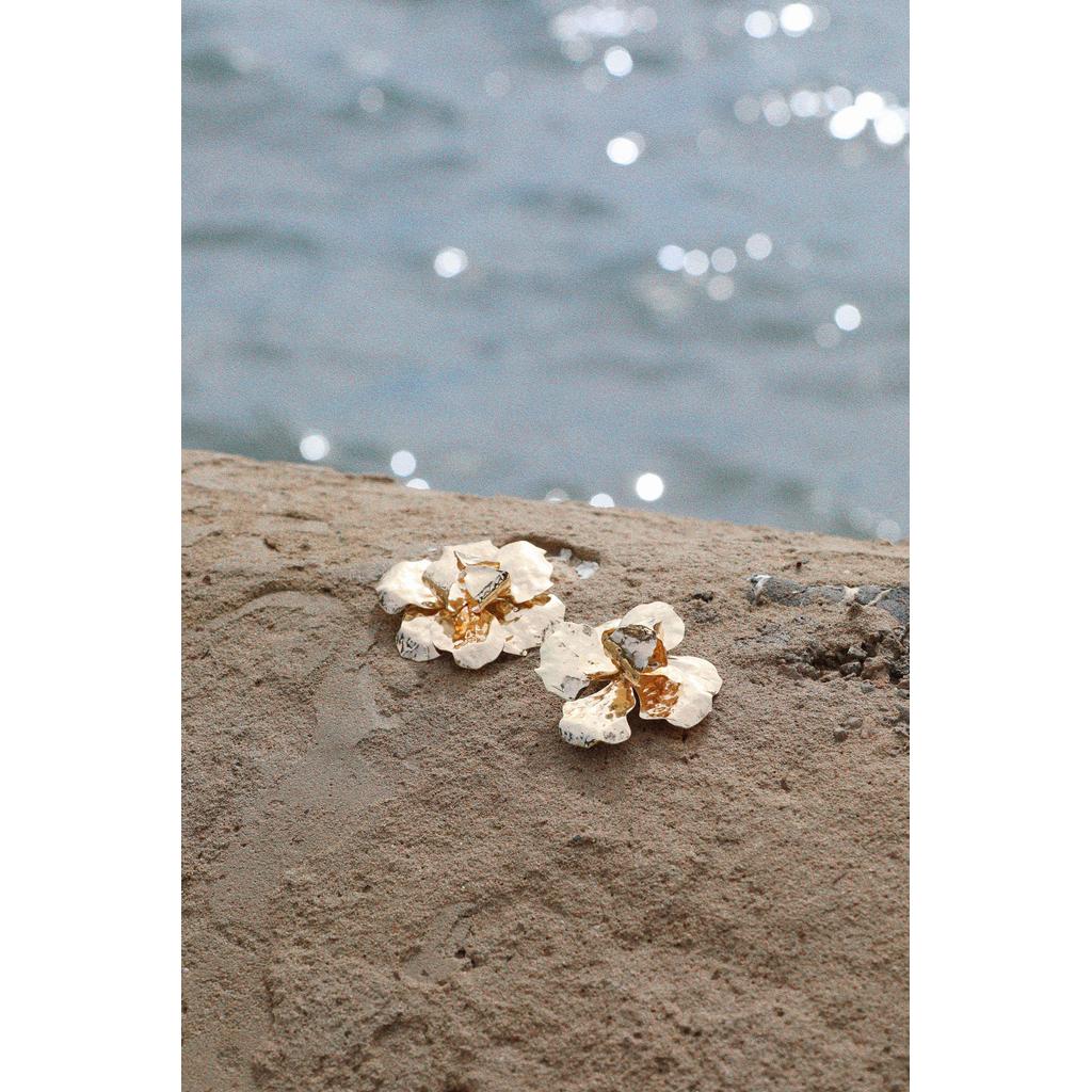 Bolina Island x Florine Hofstee oorbellen Rose goudkleurig