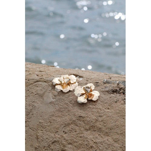 Bolina Island x Florine Hofstee oorbellen Rose goudkleurig afbeelding