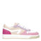 Hip leren sneakers roze