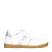 Hip leren sneakers wit