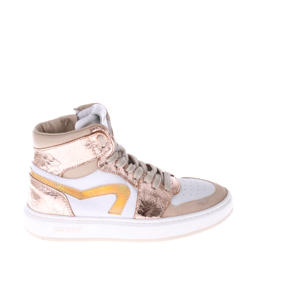   leren sneakers brons