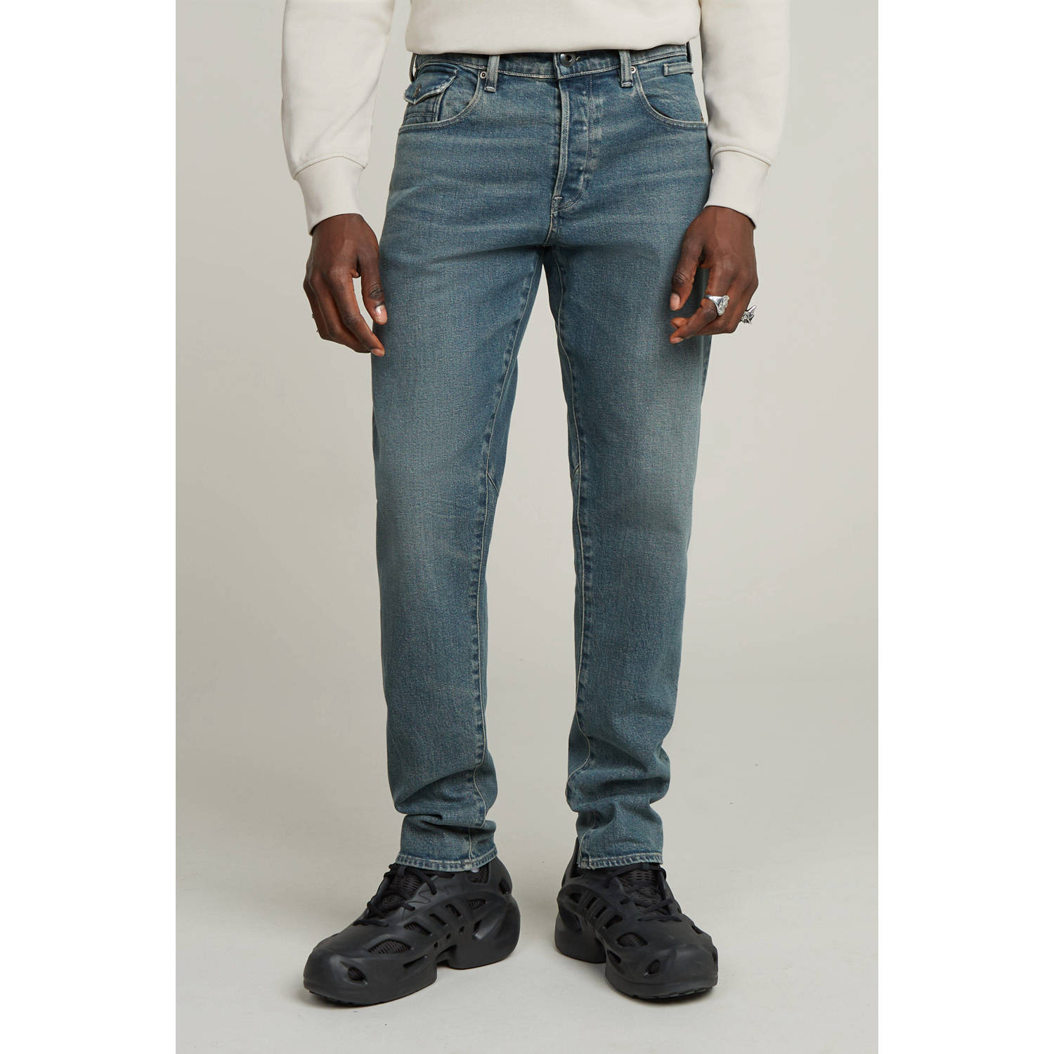 G-Star RAW Morry FWD Regular Tapered Jeans Donkerblauw Heren