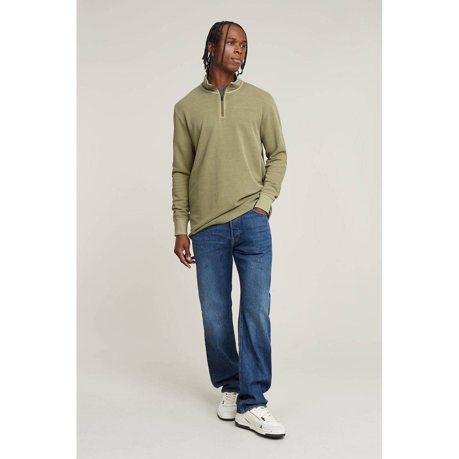 G-STAR Dakota Regular straight leg jeans grijsblauw