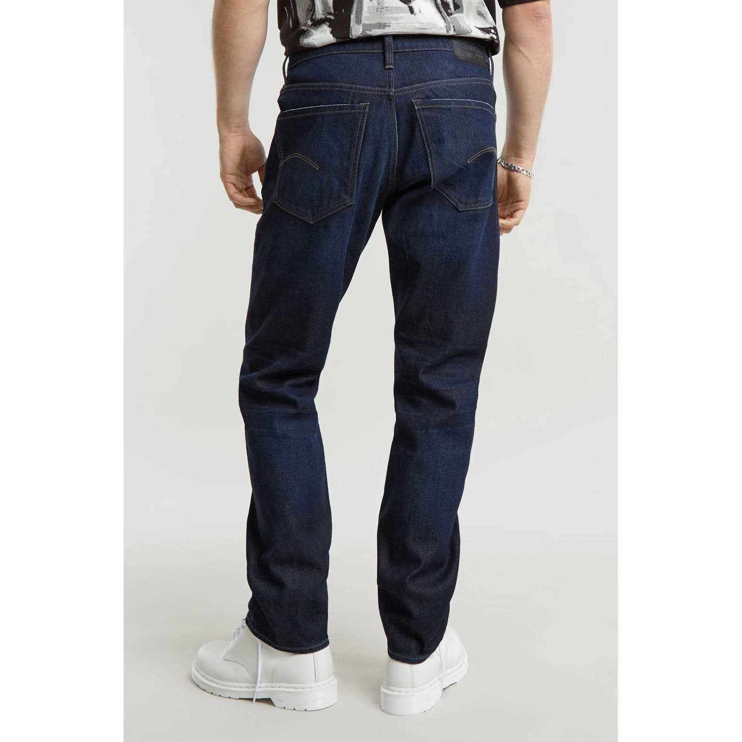 G-STAR Mosa straight leg jeans donkerblauw