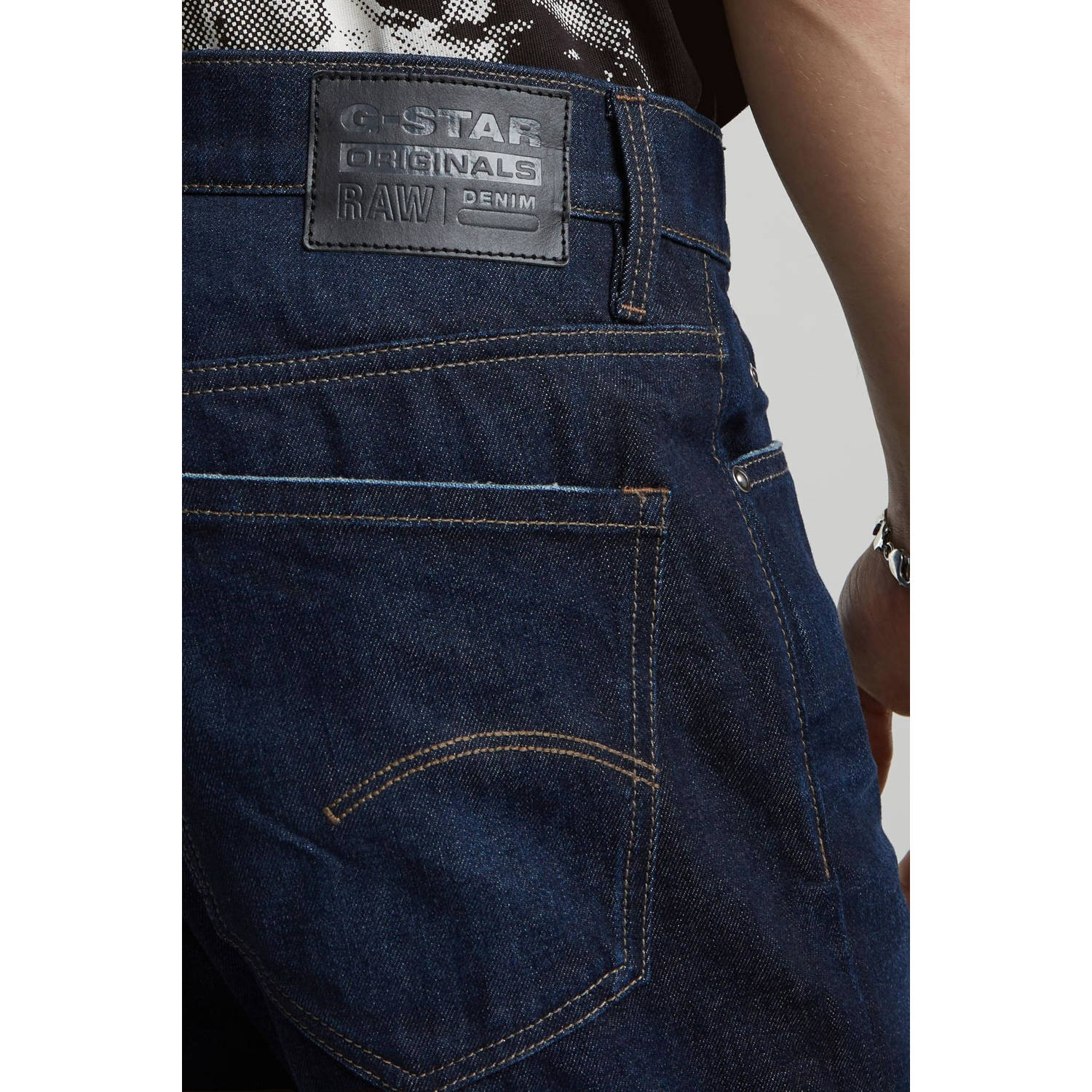 G-STAR Mosa straight leg jeans donkerblauw