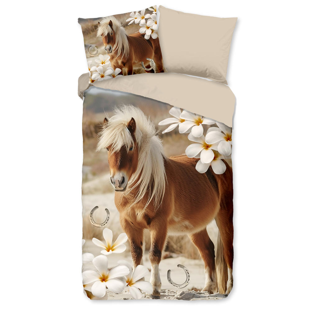 Pure polyester dekbedovertrek 1-persoons (140x200 cm)