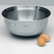 thumbnail: Brabantia Profile mengkom met antislip bodem, 3L - Matt Steel/Black