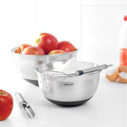 thumbnail: Brabantia Profile mengkom met antislip bodem, 3L - Matt Steel/Black