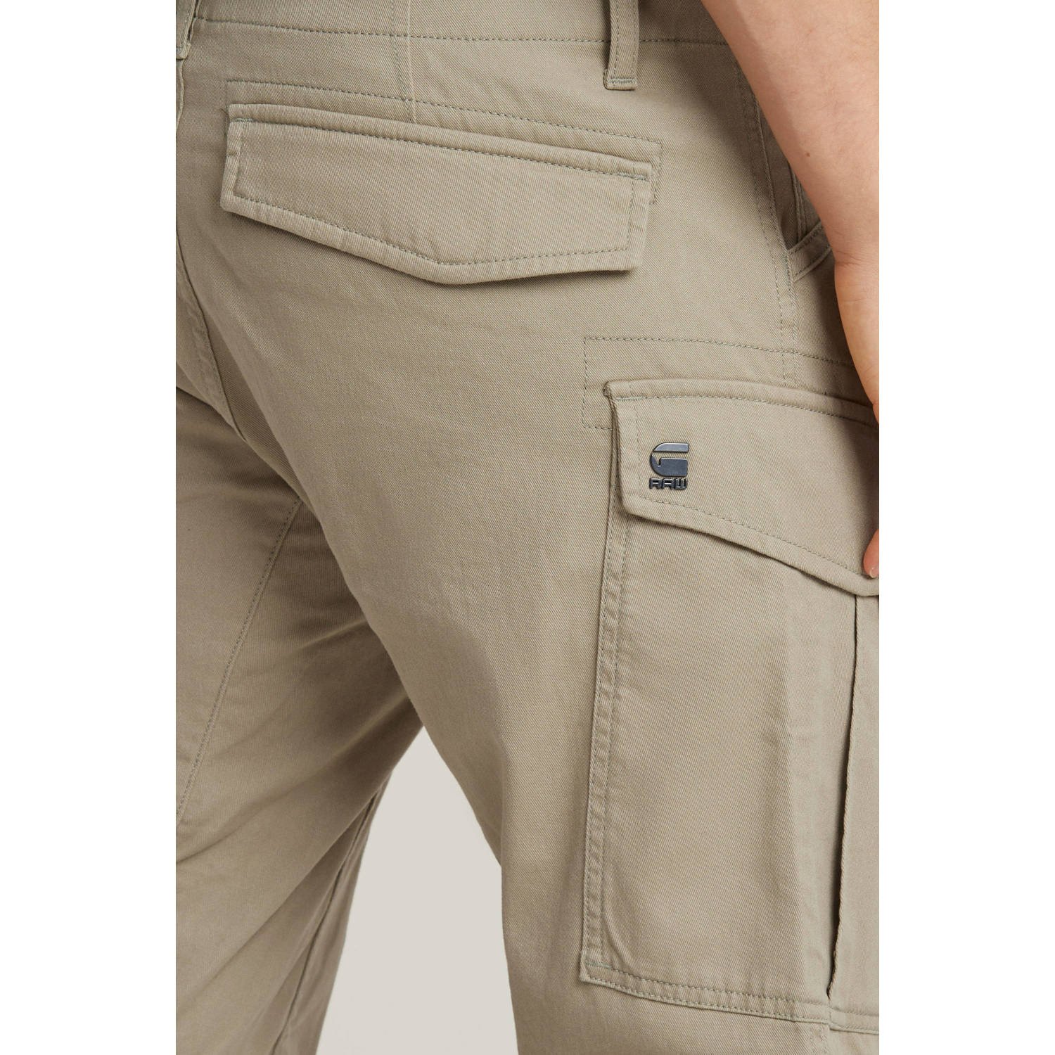 G-STAR tapered cargo broek beige
