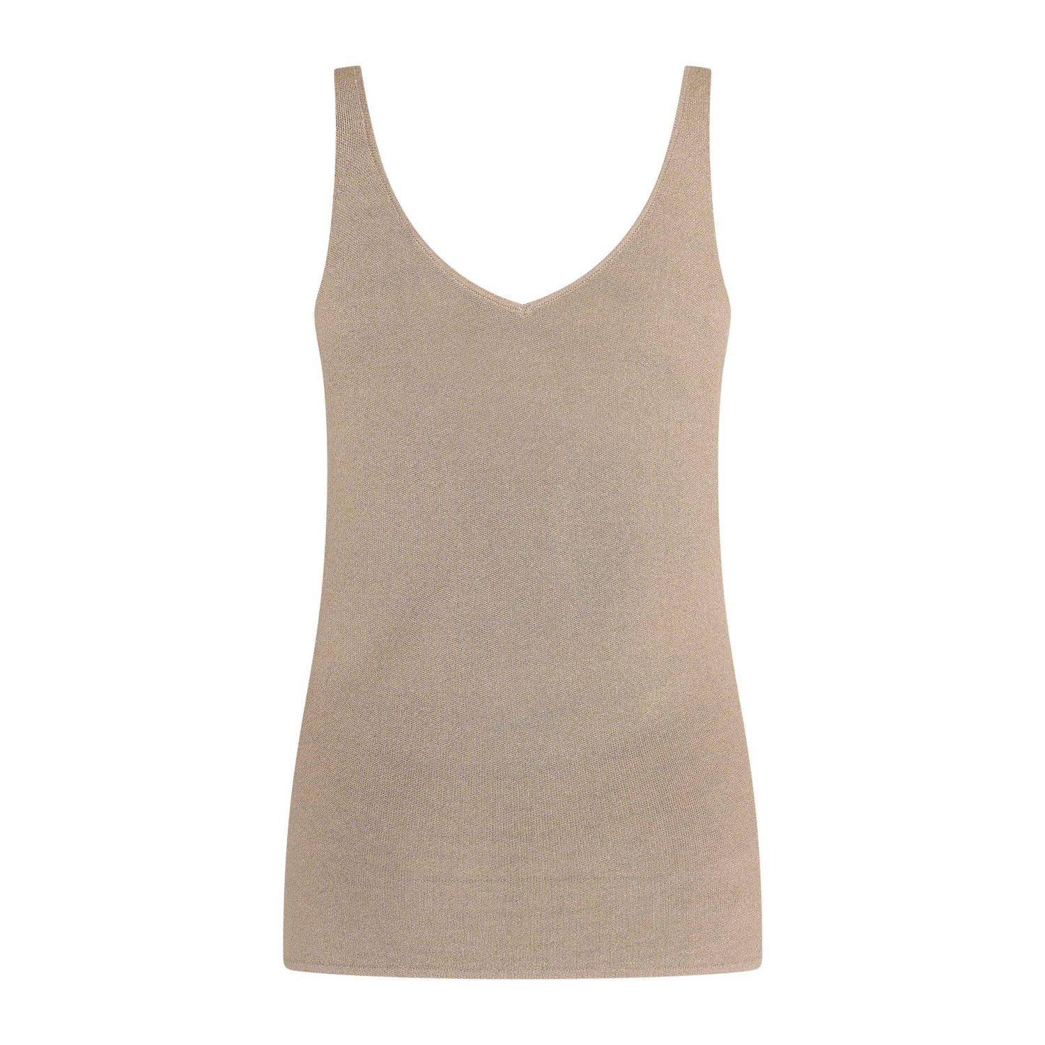 Expresso glitter top goud met lurex