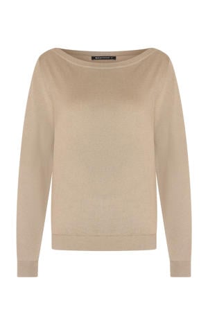 gebreide trui beige