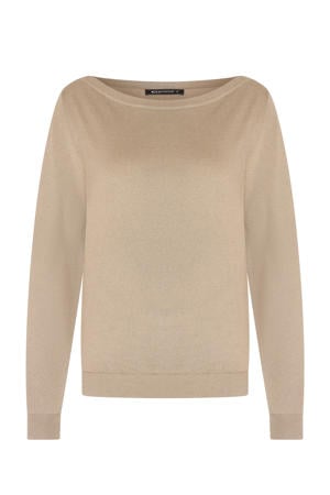 gebreide trui beige
