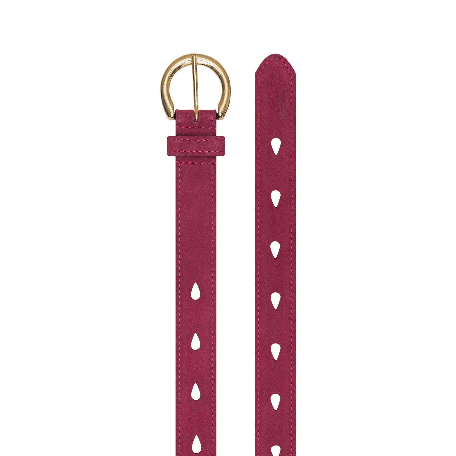 Expresso leren riem rood